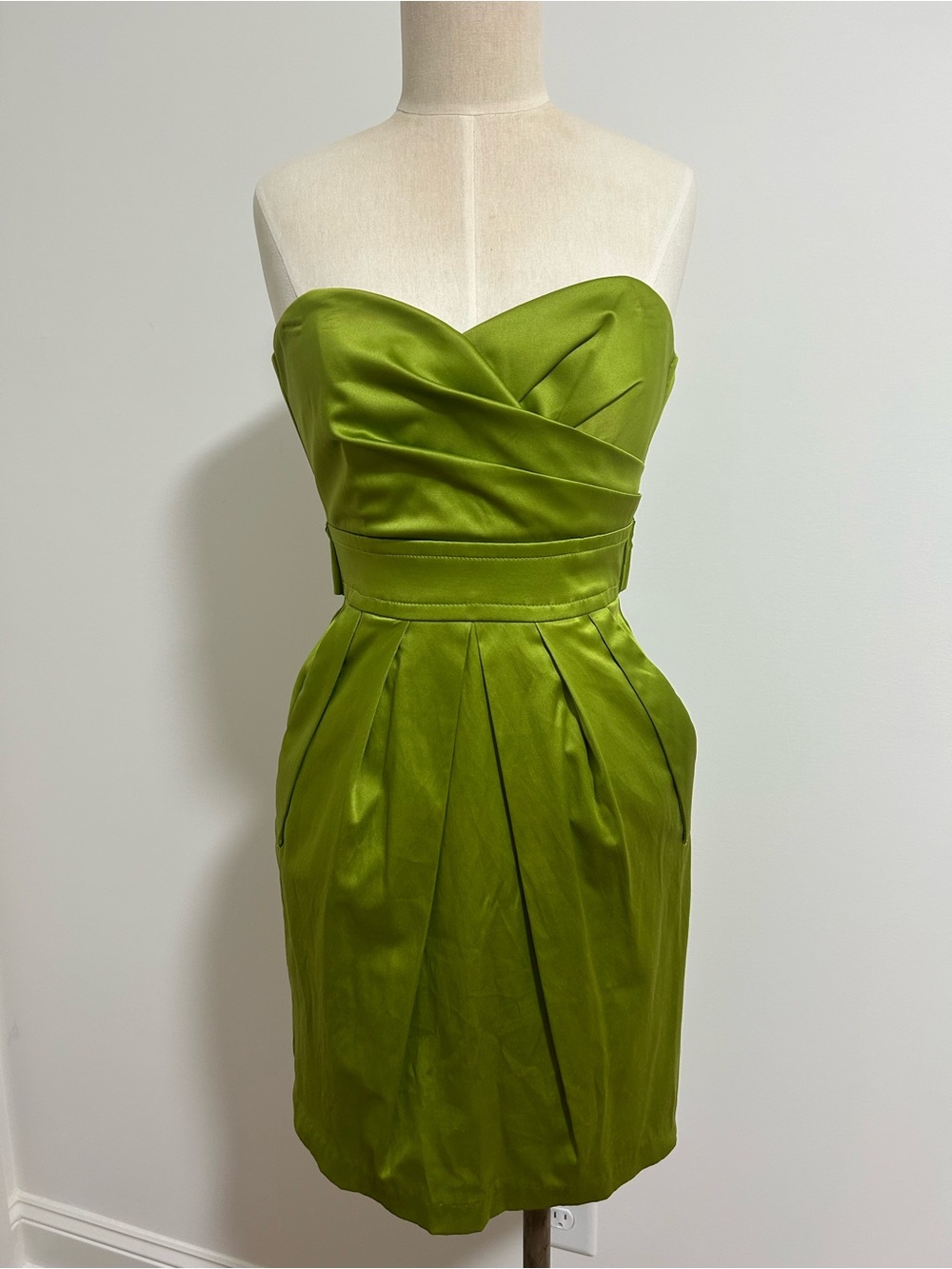 Green Strapless Dress